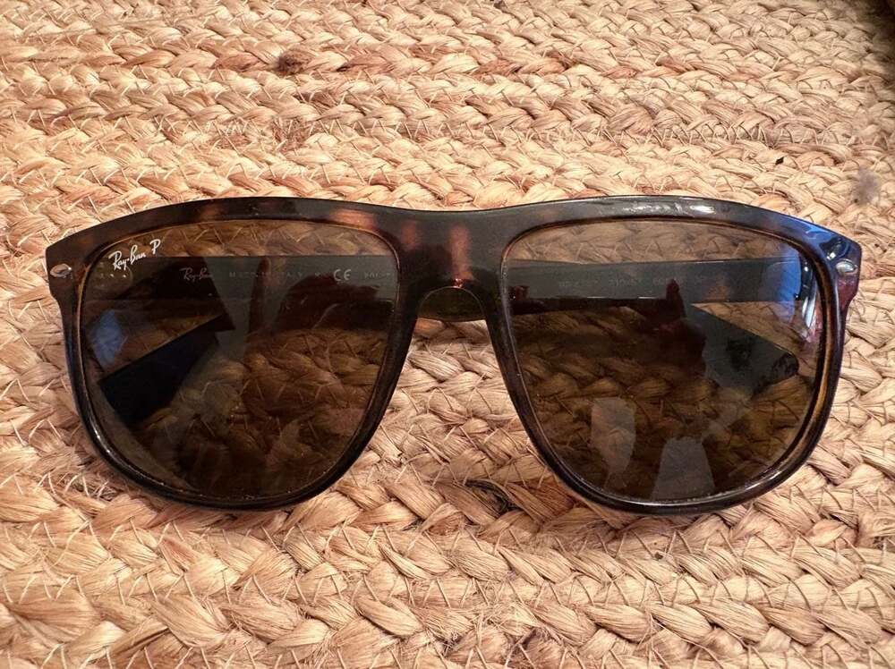 Ray-Ban RB4147 710/57 Polarized Tortoise Shell Sunglasses